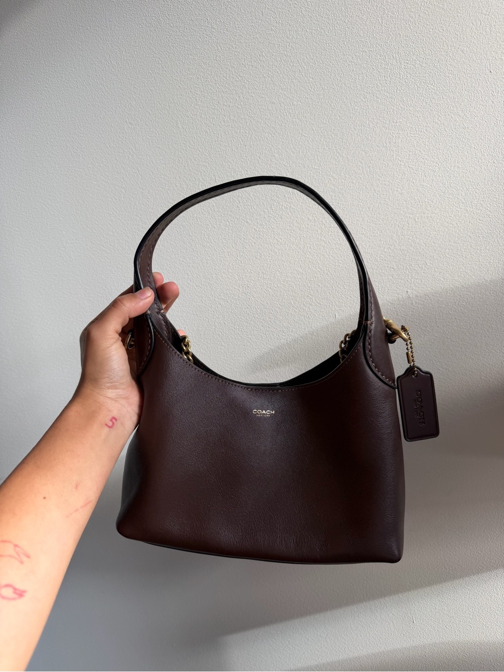 Coach Brooklyn Shoulder Bag 23 In Maple